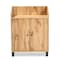 Baxton Studio Rossin Modern Oak Brown Finished Wood 2-Door Entryway Shoe Storage Cabinet with Top Shelf 182-11690-Zoro - alternate 5
